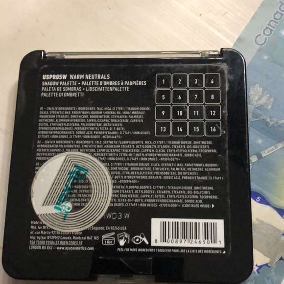 NYX eyeshadow pallet Ultimate warm neutrals - Picture 2 of 2